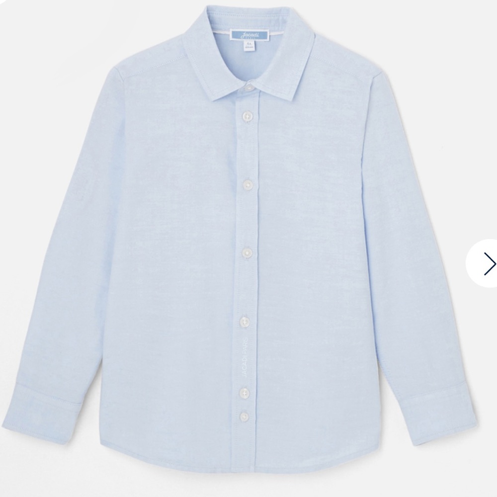 Jacadi Light Blue Kids Button-Down Shirt